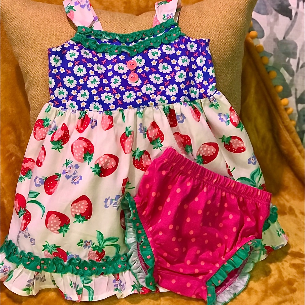 Matilda Jane strawberry crumble dress 18-24M